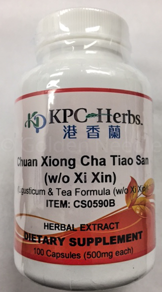 KPC Herbs Chuan Xiong Cha Tiao San Capsules